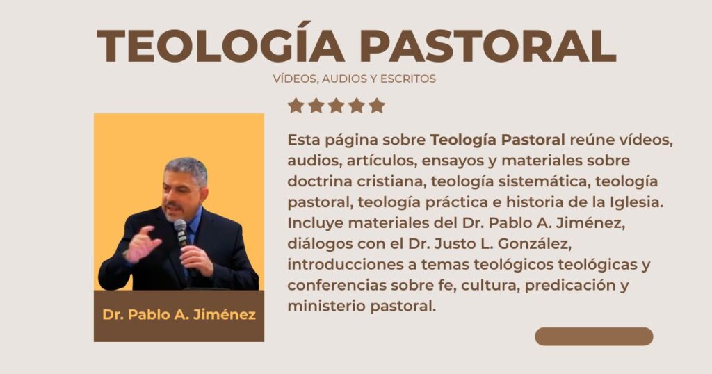 Teología
Teología pastoral
Doctrina cristiana
Teología sistemática
Historia de la Iglesia
Justo L. González